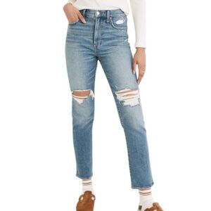 Madewell Women's Blue Straight Leg Jeans